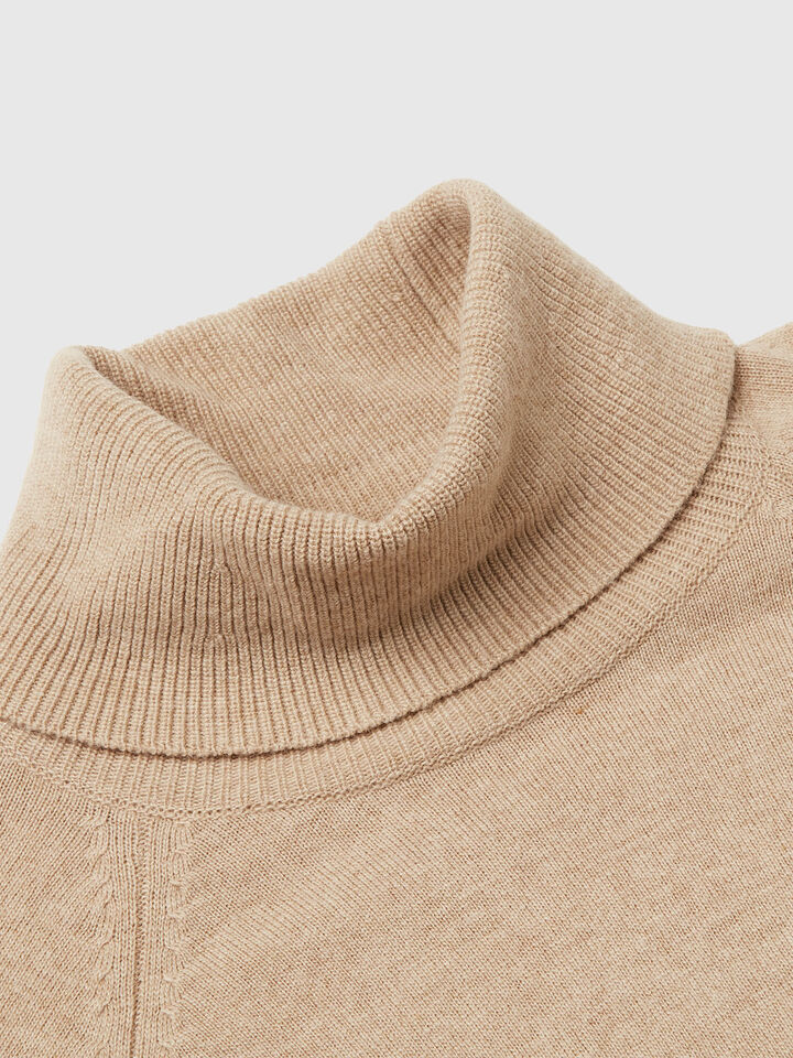 TURTLE NECK SWEATER Mulher image number 6
